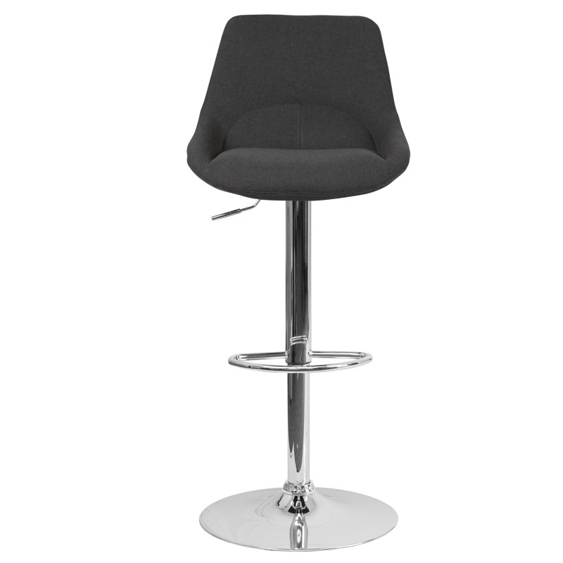 Orren Ellis Bowenvale Swivel Adjustable Height Bar Stool & Reviews